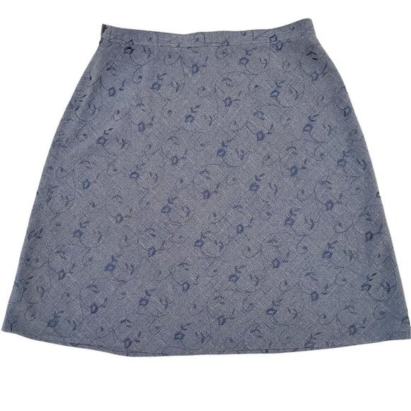 Vintage Jessica A-Line Skirt with Embroidery Floral Patterns  Embellishm… - Picture 2 of 8